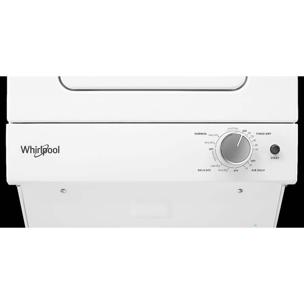 Whirlpool - 1.6 cu. ft. White All-in-One Vented Electric Washer Dryer Combo with 6-Wash Cycles and Wrinkle Shield