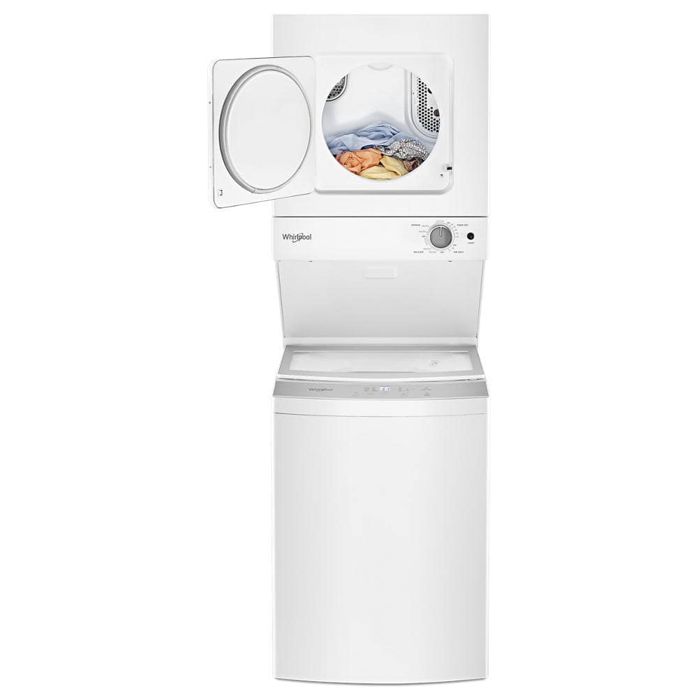 Whirlpool - 1.6 cu. ft. White All-in-One Vented Electric Washer Dryer Combo with 6-Wash Cycles and Wrinkle Shield