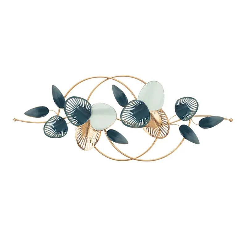 Modern Minimalist 3D Hollow-out Metal Leaves Wall Decor Classic Fashion Wall Decoration