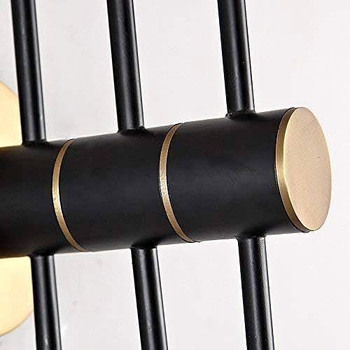 Brass & Black Retro Simplicity 3-Light Rotating Elongated Torch Wall Sconce