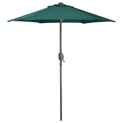 [New In Box] 7.5 ft Heavy-Duty Outdoor Patio Umbrella w/ Push Button Tilt, Easy Crank Lift in Green