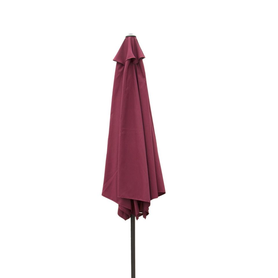 10FT 6 Ribs Outdoor Garden Sun Proof Umbrella w/ Crank Tilt, Red/Dark – 168 Home Liquidation 10FT 6 Ribs Outdoor Garden Sun Proof Umbrella w/ Crank Tilt, Red/Dark – 168 Home Liquidation