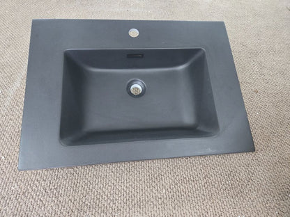 27.5" Stone Resin Bathroom Sink Top (Top Only)