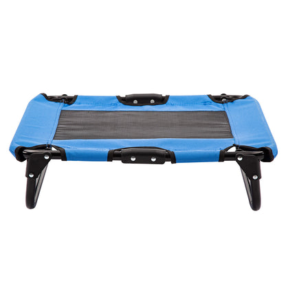 Elevated Pet Cot Dog Raised Bed In/Outdoor Breathable Camping Lounger Sleeper 32"x25"x7"