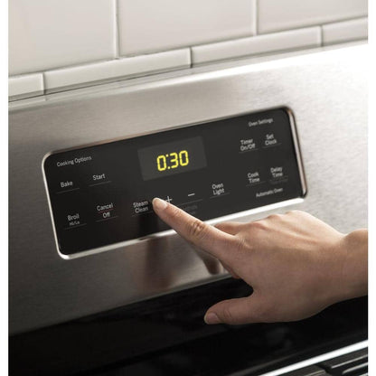 GE - 30 in. 5.0 cu. ft. Freestanding Gas Range in Stainless Steel with Griddle