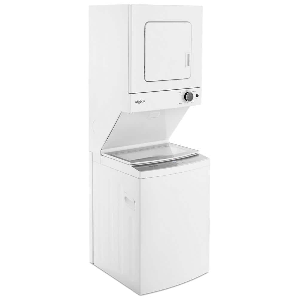 Whirlpool - 1.6 cu. ft. White All-in-One Vented Electric Washer Dryer Combo with 6-Wash Cycles and Wrinkle Shield